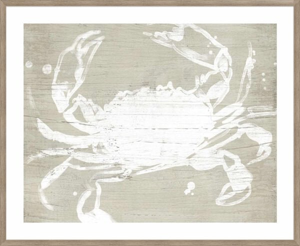 Weathered Crab I - 5cm White Border