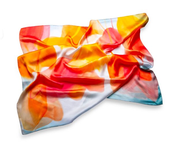 Springtime Blooms Silk Scarf - Image 2