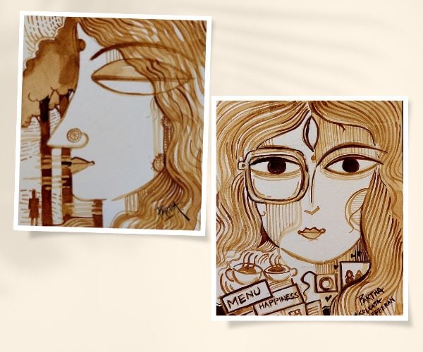 coffee art by Partha Mukherjee