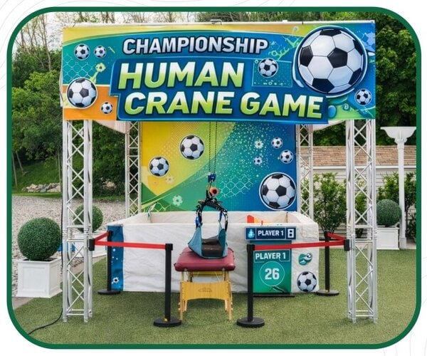 Human Crane Rental rental for events in Los Angeles, Orange County, and nationwide