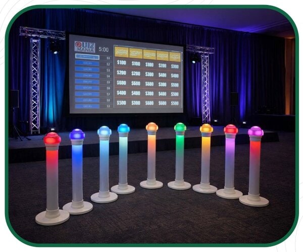 Quiz Zone Rental rental for events in Los Angeles, Orange County, and nationwide