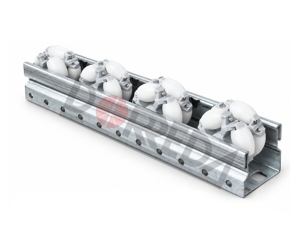 Riel de rodillos de acero bidireccional RTS-40C