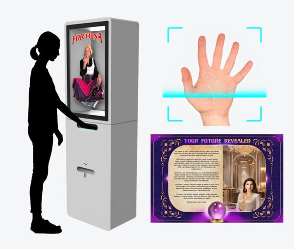Fortuna AI | Fortune Teller rental for events in Los Angeles, Orange County, and nationwide