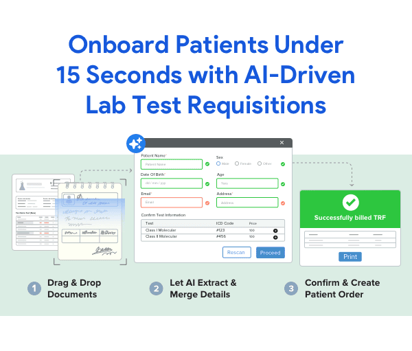 AI-driven Patient Registration in Medical Laboratories: AI in diagnostics