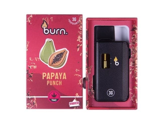 Burn. 3 Gram Vape – Papaya Punch (Hybrid)