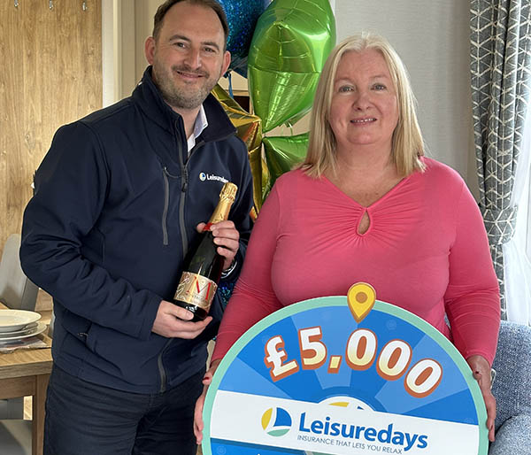 winner  of £5000 