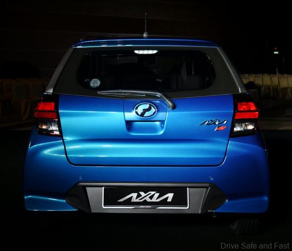 Perodua Axia rear