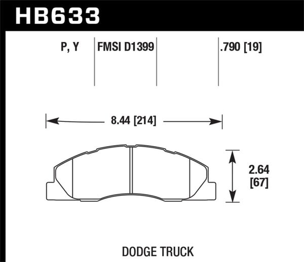 HB633P.790: HAWK Super Duty Brake Pad Sets