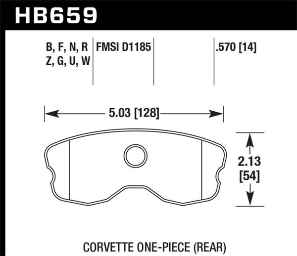 hawkHB659F.570: HAWK HPS Brake Pad Sets