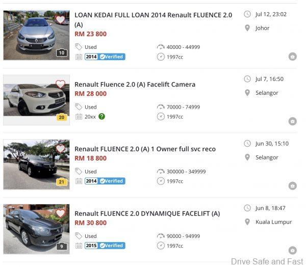 Renault Fluence Used Car Malaysia Review