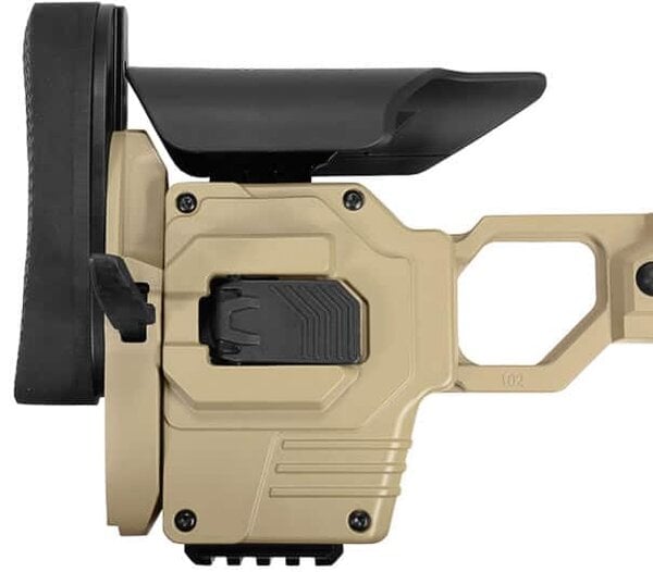 Cadex Defence CDX-33 LITE, .338 LM, 27", 1-9.5tw, MX1 Brake, Hybrid Tan/Black - Image 4