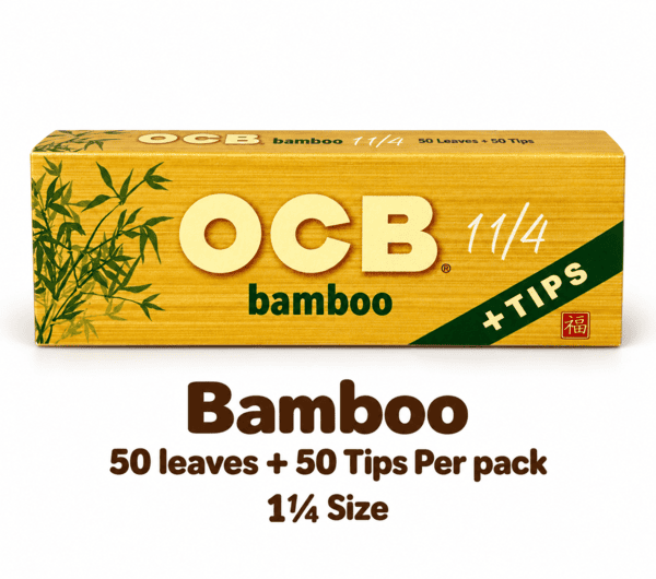 OCB Papers and Tips combo Bamboo 1 1/4" - 50 of each