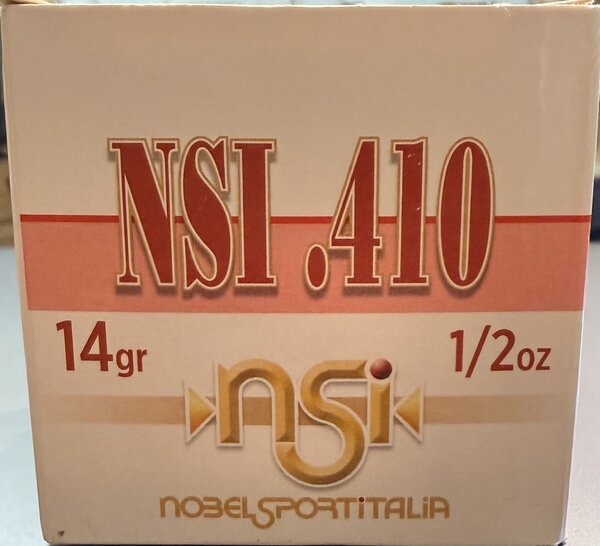 Noble NSI .410 Shotshell .410 ga 2-1/2" 1/2 oz. 1240 fps #8 25/ct - Image 4