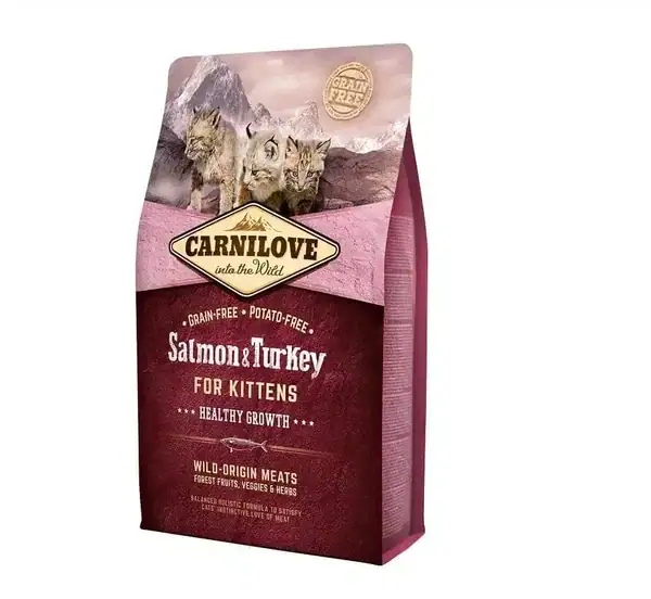 Carnilove Saumon et Dinde Kitten 6 kg