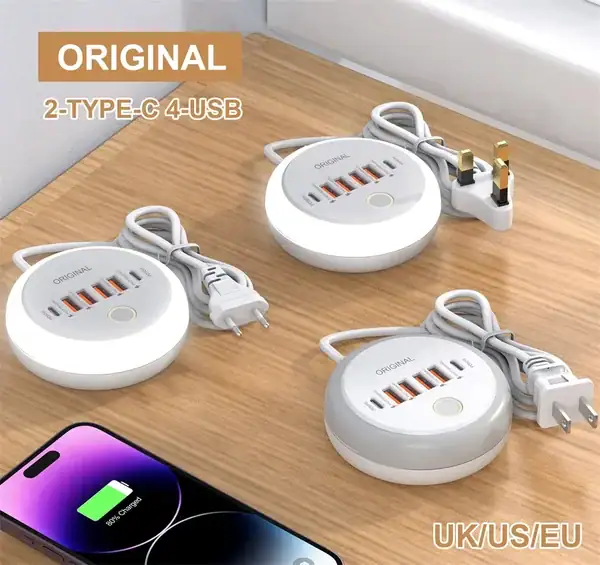 ⁦شاحن USB متعدد المنافذ⁩ - الصورة ⁦4⁩