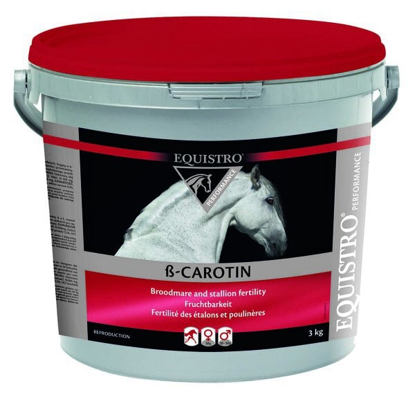 B Carotin Equistro seau 3 kg fertilité cheval