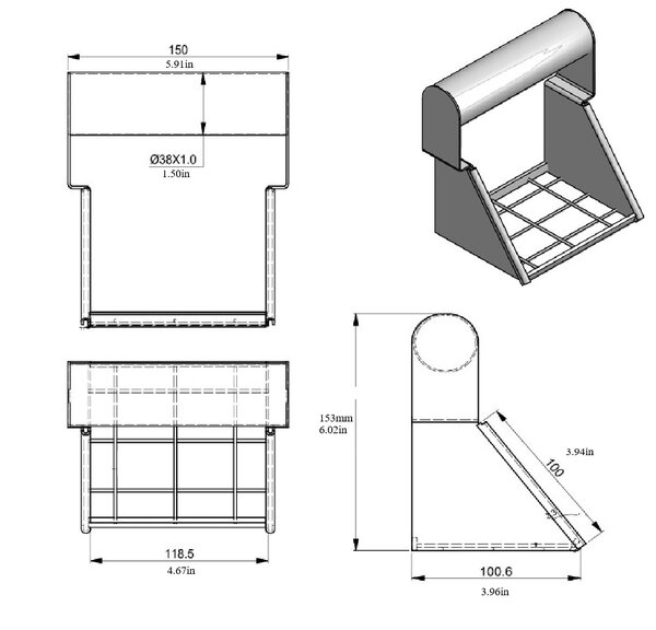 Smasher Tool, Burger to Chili Meat, Stainless Steel - Image 2