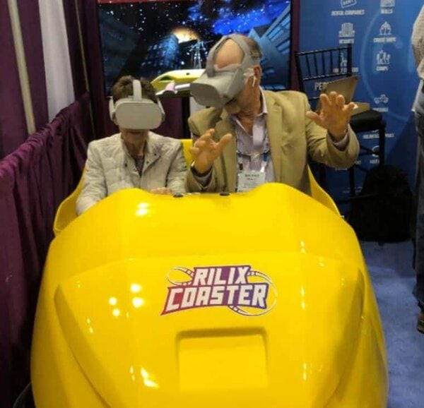VR Roller Coaster rental for events in Los Angeles, Orange County, and nationwide