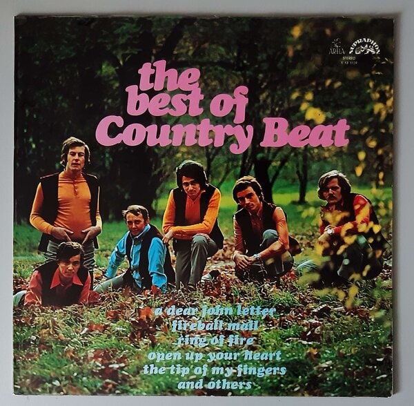 Jiří Brabec & His Country Beat – "The Best Of Country Beat" (Supraphon – 1 13 1139) Cover Vorderseite