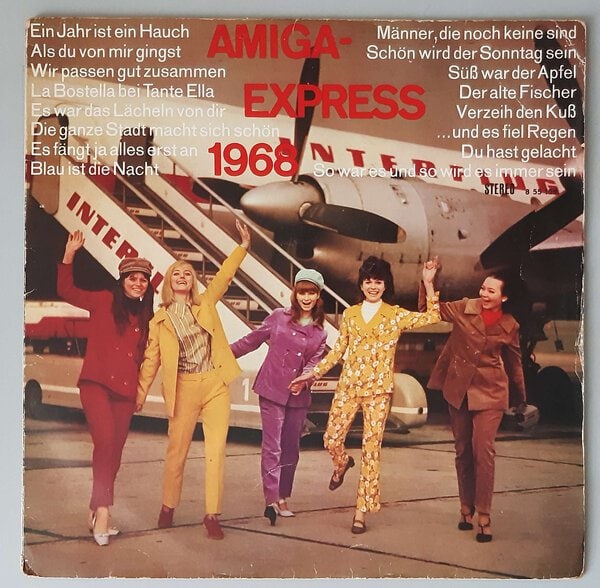 Various – "Amiga-Express 1968" (Amiga – 8 55 158) Cover Vorderseite