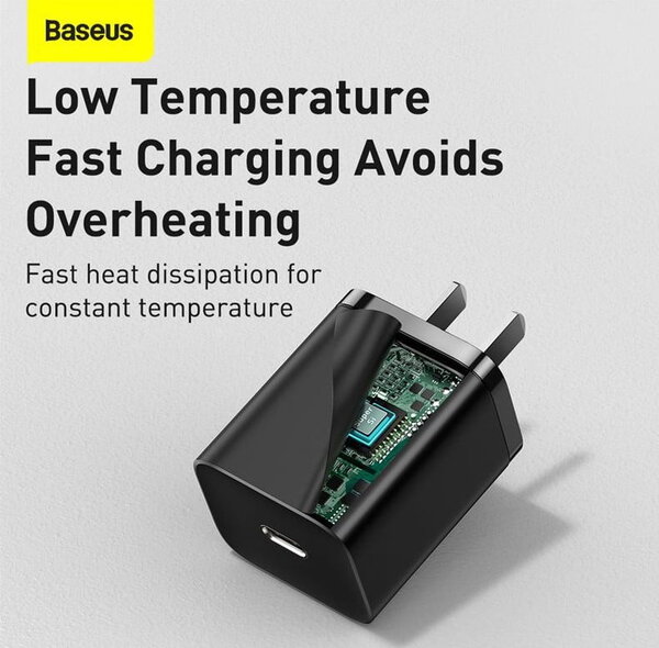 Baseus Super Si quick charger IC 30W CN Black d