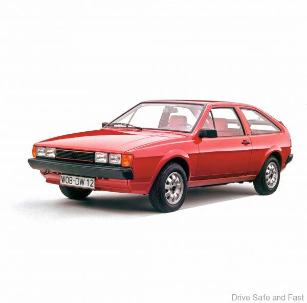 Volkswagen Scirocco Mk2 1982 side view