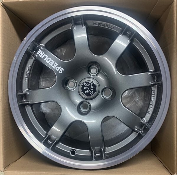 4 Centres de roue pour Jante SPEEDLINE PTS anthracite – Image 2