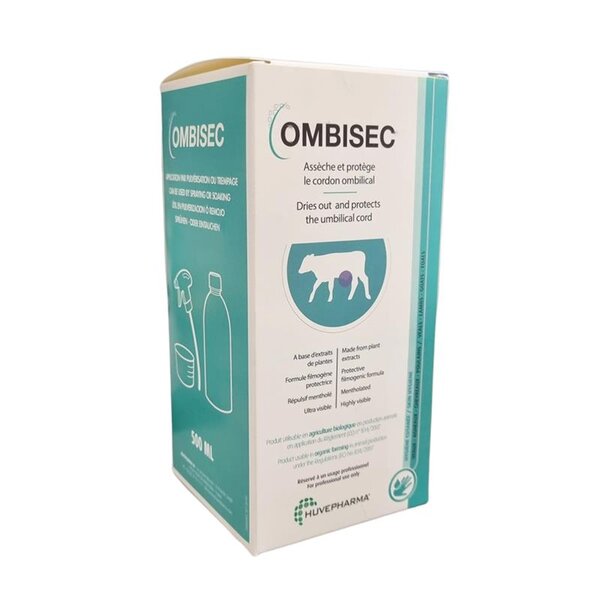 Ombisec spray 500 mL assèche et protège le cordon ombilical