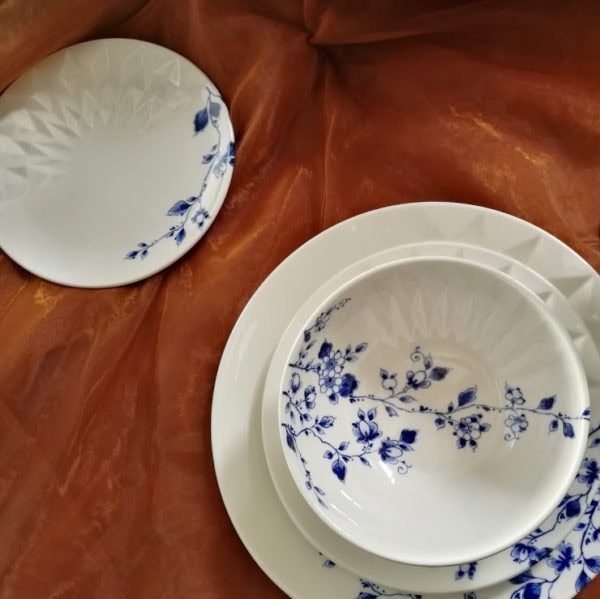 Bordje | Blauw Vouw - Afbeelding 2