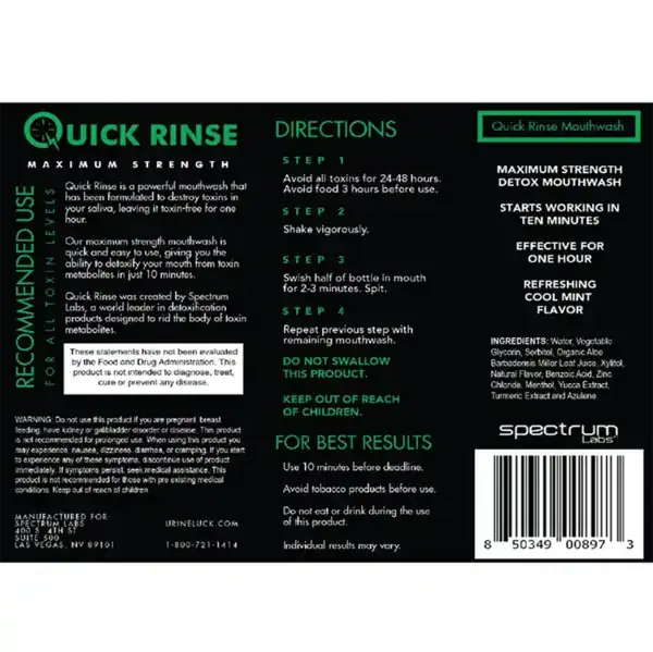 Quick Rinse Detox Mouthwash - Image 3