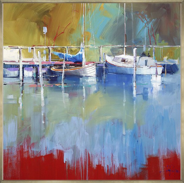 Masts at Metung - Canvas