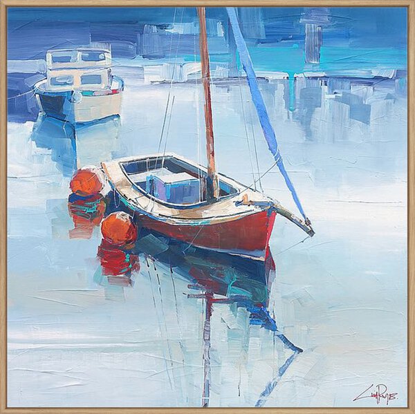 Red Sailing Boat - Canvas - Image 4