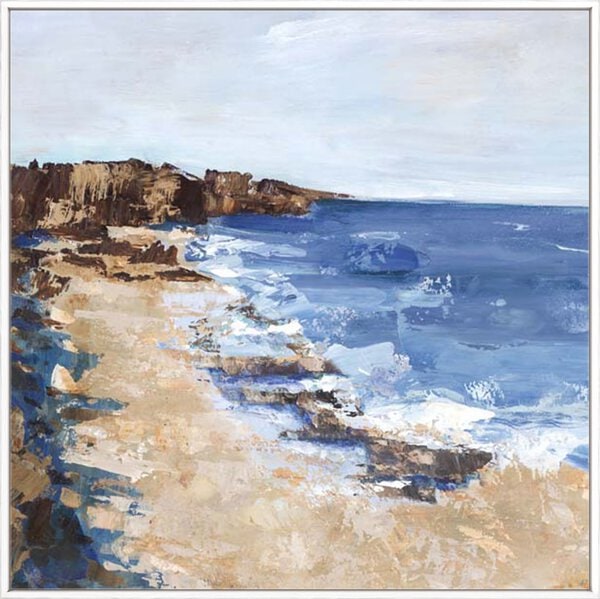 West Coast I - Canvas Gallery White