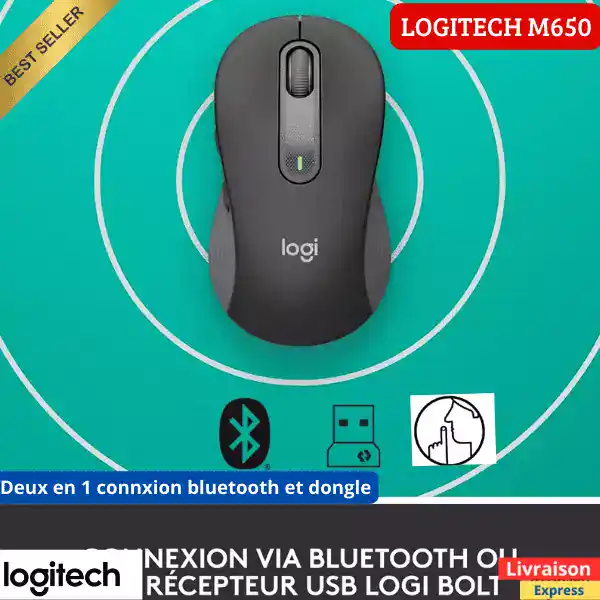 Souris Logitech Signature M650 – Image 2