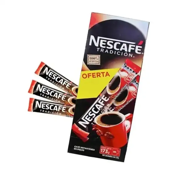 CAJA SACHETS NESCAFE 96un.