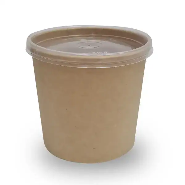 POTE KRAFT CON TAPA 26oz