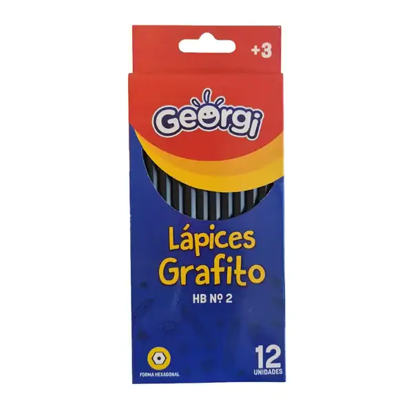 LÁPICES GRAFITOS GEORGI 12un.