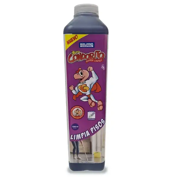 LIMPIA PISOS LAVANDA SUPER CONDORITO 1300ml.