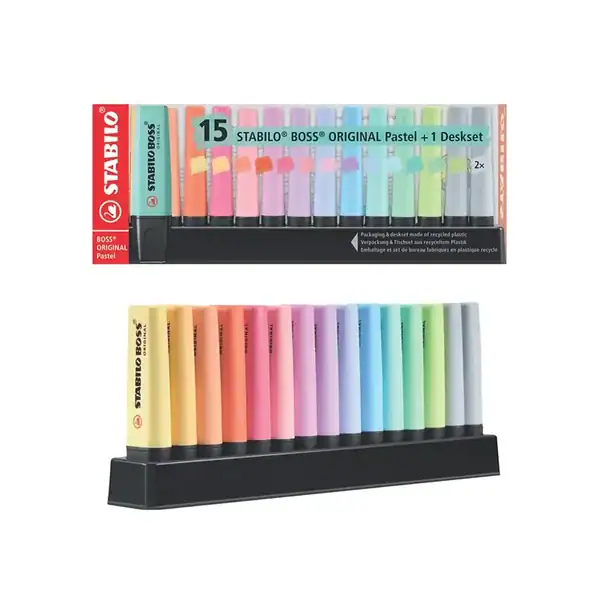 STABILO BOSS ORIGINAL PASTEL + DESKSET