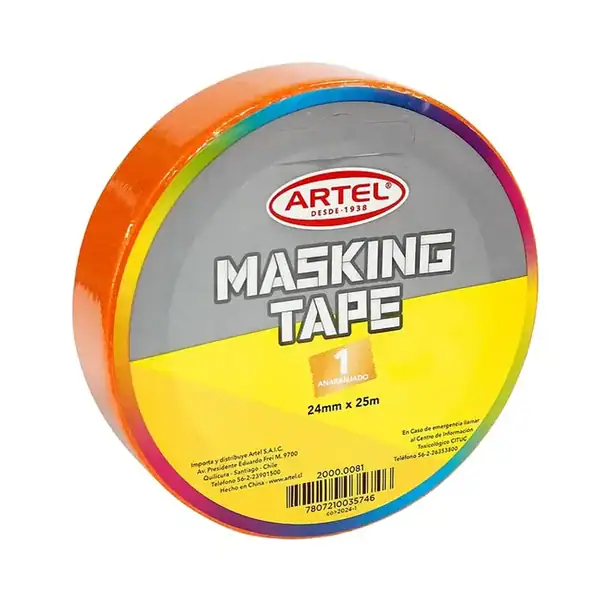 MASKING TAPE ANARANJADO