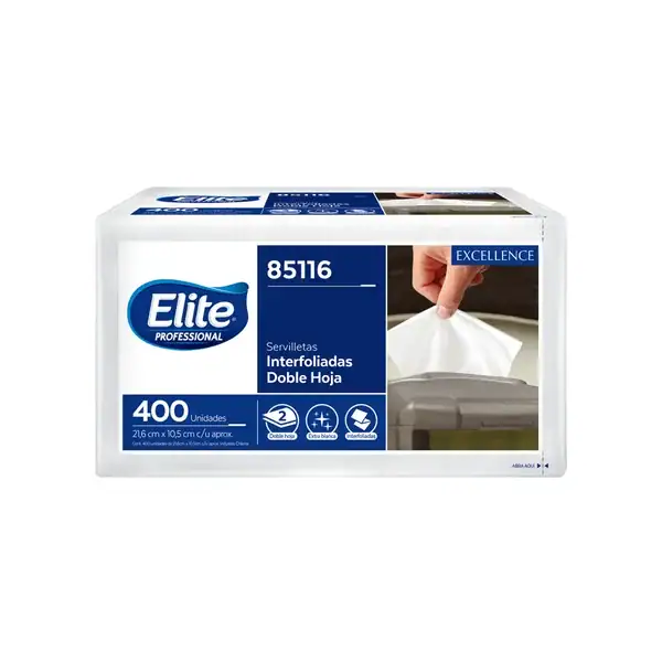 SERVILLETA ELITE INTERFOLIADA 400un.