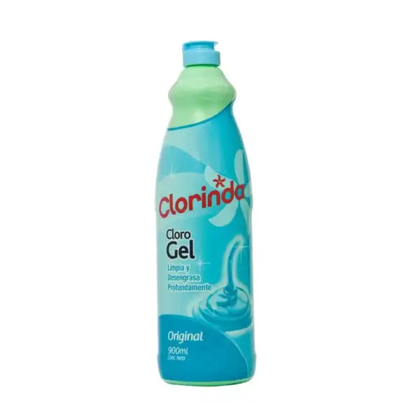 CLORO GEL CLORINDA ORIGINAL 900ml.