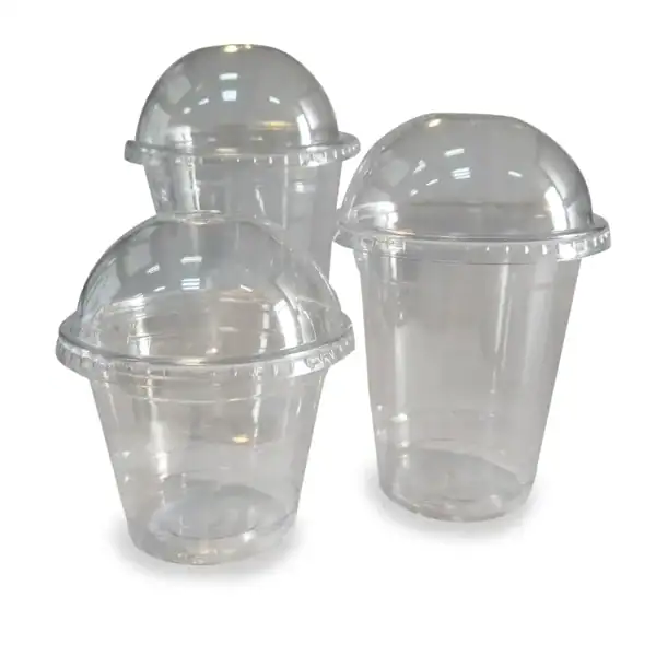 VASO C/TAPA DOMO 9oz