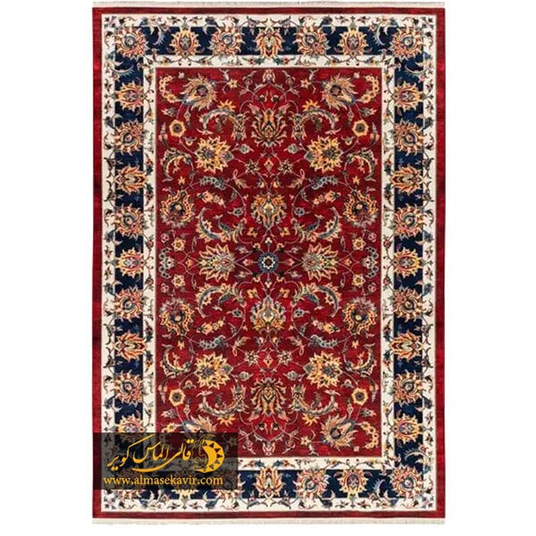 فرش ماشینی طرح سلطان آباد 25cs0370 قرمز