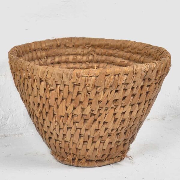 Panier ancien en osier (c.1930) #12