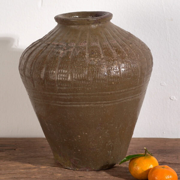 Petit vase ancien de style wabi-sabi (c.1900) #1