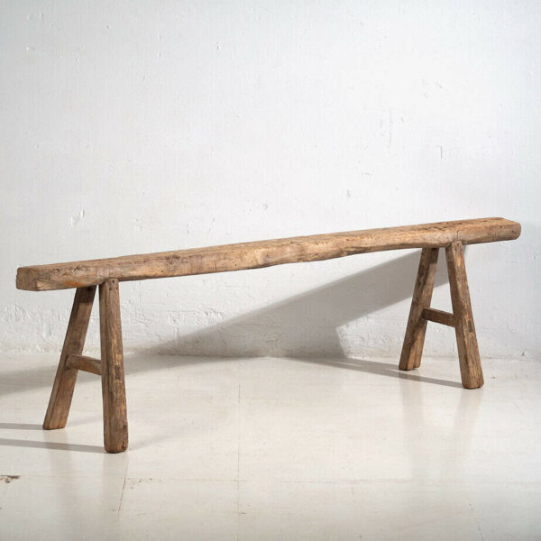 Antique outdoor long bench (c.1870) #1