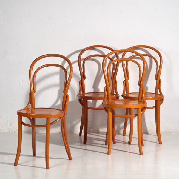 Anciennes chaises Thonet (c.1920). Ensemble de 4 pièces #5
