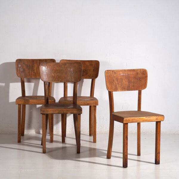 Conjunto de sillas Thonet vintage (c.1950). Conjunto de 4 piezas #6