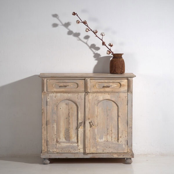 Antique gray patina chest of drawers (c.1940) #82